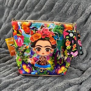Colorful Floral Cartoon Print Bag